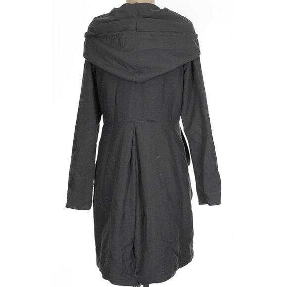 Prairie Underground Lost Highway Rain Jacket Raincoat Gray XS Cloak Hoodie Lined - Picture 3 of 15